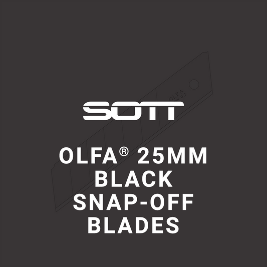 SOTT® OLFA® 25mm Black Snap-Off Blades