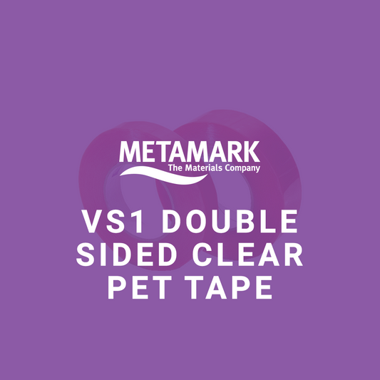 Metamark VS1 Double Sided Clear PET Tape