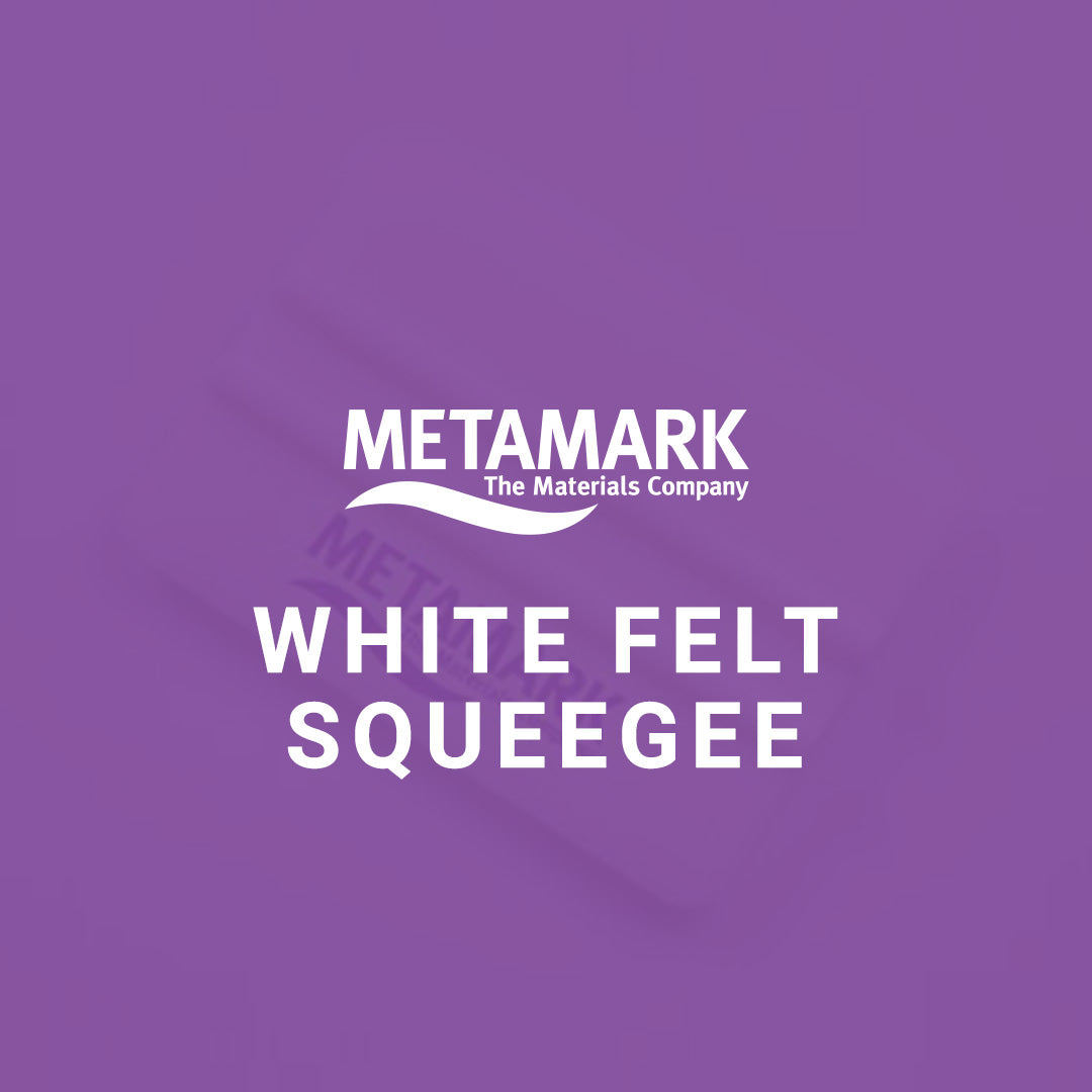 Metamark White Felt Edge Squeegee