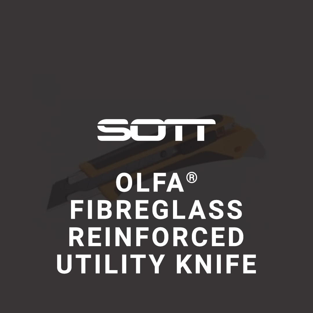 SOTT® OLFA® Fiberglass Reinforced Auto-Lock Utility Knife