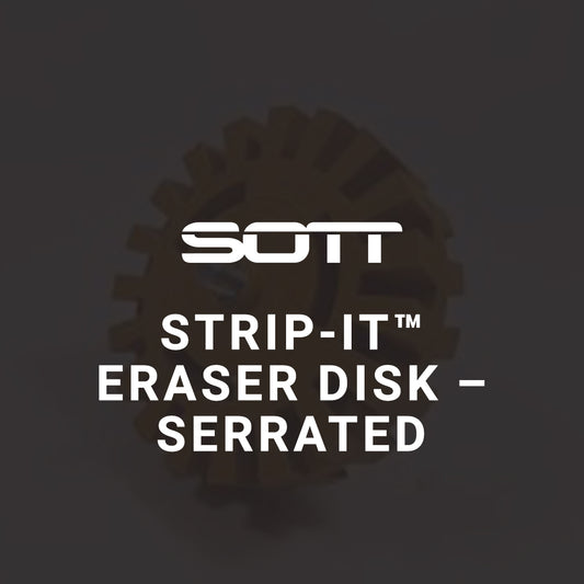 SOTT® Strip-IT™ Eraser Disk - Serrated