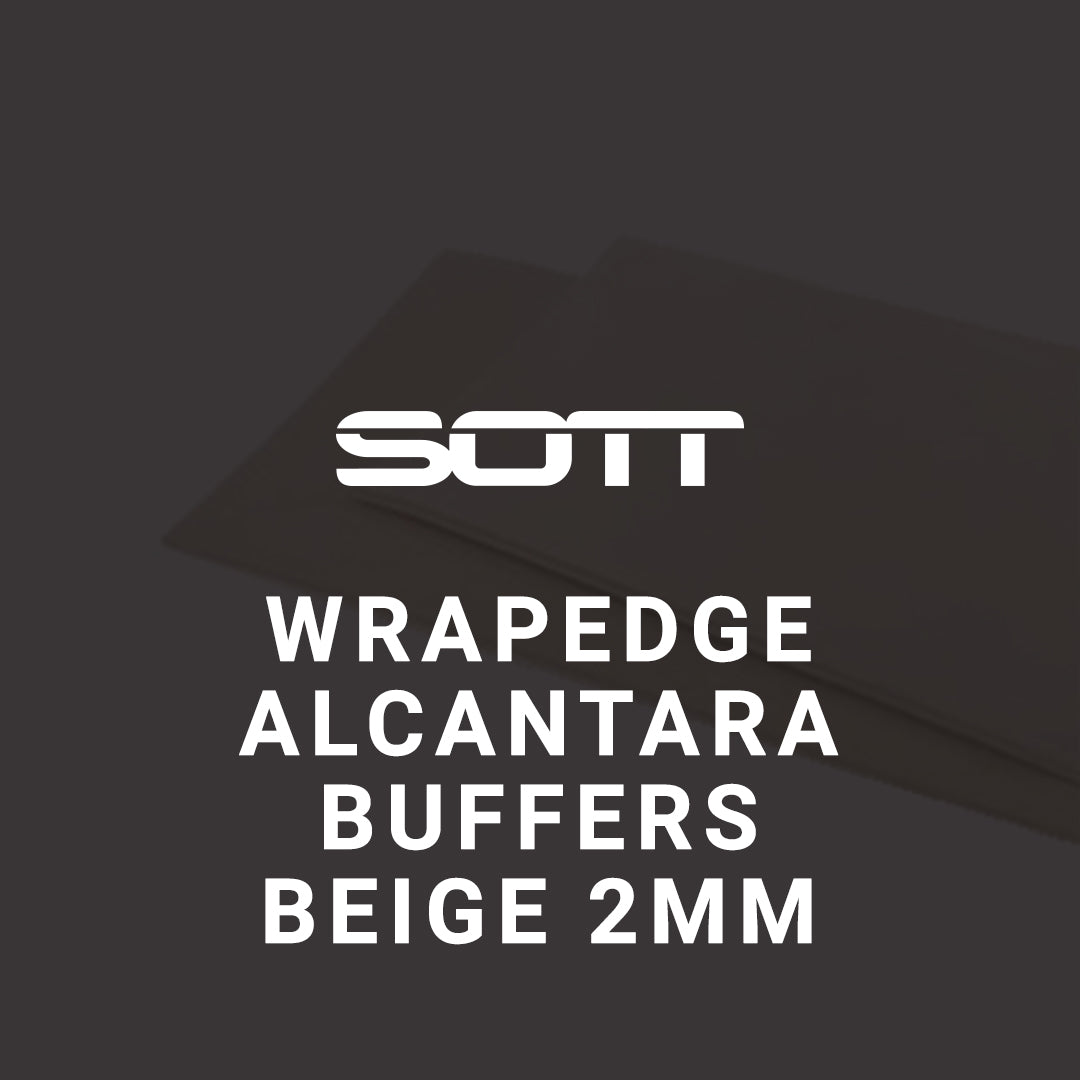 SOTT® WrapEdge Alcantara Buffers - Beige - 2mm