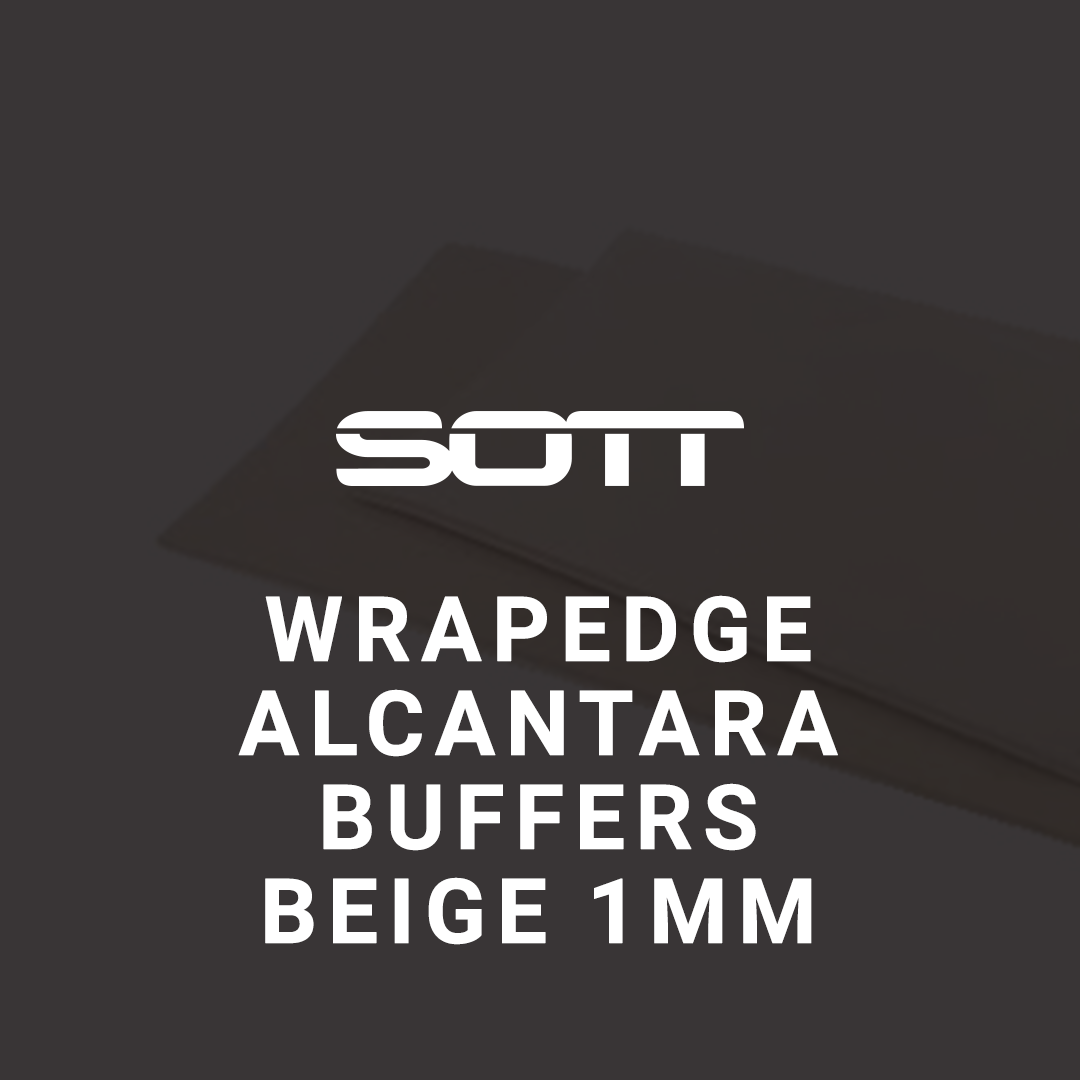 SOTT® WrapEdge Alcantara Buffers - Beige - 1mm